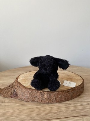 Neu mit Etikett selten nicht mehr produziert Original Jellycat x Bonpoint schwarz kleines Häschen Stofftier