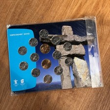Kanada 2010 KMS Kursm&uuml;nzsatz &ndash; Vancouver Olympische Spiele Coin Collection 9232