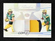 2024 Panini Flawless Silver 8/20 Christian Watson Romeo Doubs #DDM-GB 1co7
