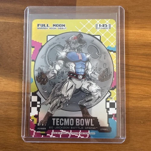 2026 Bo Jackson Battle Arena Full Moon (Warren Moon) Steel 80's 8-bit Rad #RD569