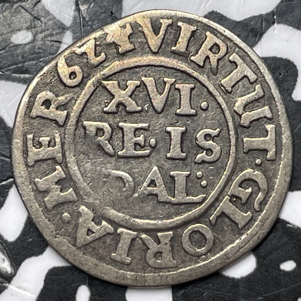 1624 Germany Schleswig-Holstein-Gottorp 1/16 Thaler Lot#JM6883 Silver! KM#69 - Image 2 of 2