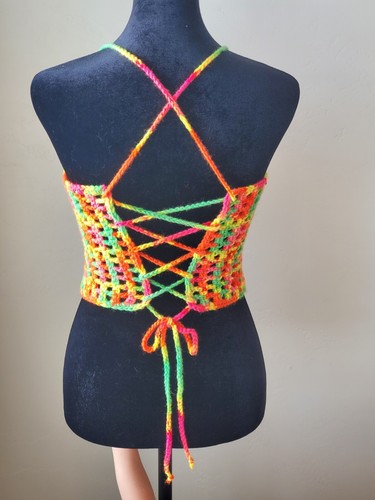 Crochet Top Handmade Summer Tank - Picture 6 of 6