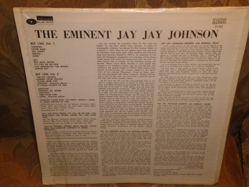 JJ Johnson Vol.1 Blue Note 81505 Charles Mingus Kenny Clarke NM shrink Liberty - Picture 3 of 4