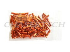 MTB Road BMX Bike 7075 Alloy Spoke Nipples 2.0mm 14G 5/8" 72 Pcs Orange