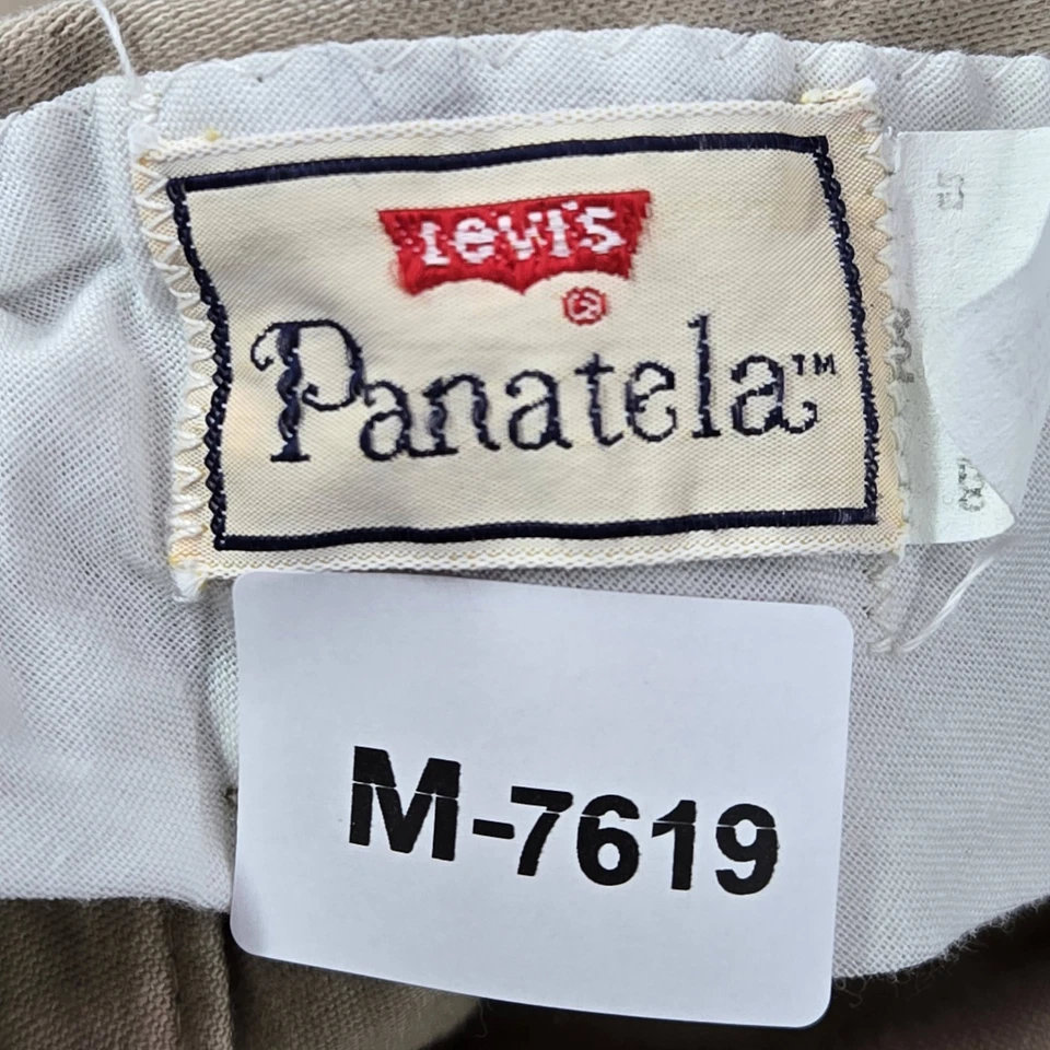 Pantalones De Colección Levi's Panatela Mujer 30x32 Beige Acampanado Clásico Años 70 Foto 2 de 4