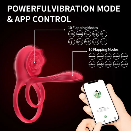 Penis Cock Ring Vibrator G-Spot Dildo Massager Sex Toys For Women Men Couples US - Picture 5 of 9