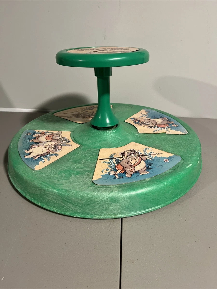 Vintage Wicket The Ewok Sit And Spin Toy Good Condition eBay
