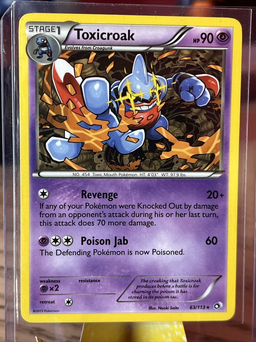 toxicroak pokemon card price Toxicroak [Fighting] • Pokemon Card – Mikes Game Shop main image 1