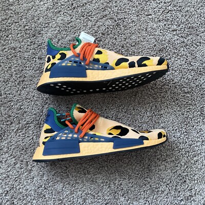 ADIDAS x PHARRELL WILLIAMS HU NMD Pulse Amber Animal Print Shoe HP3221 Size 9.5 s-l400.jpg main image 4
