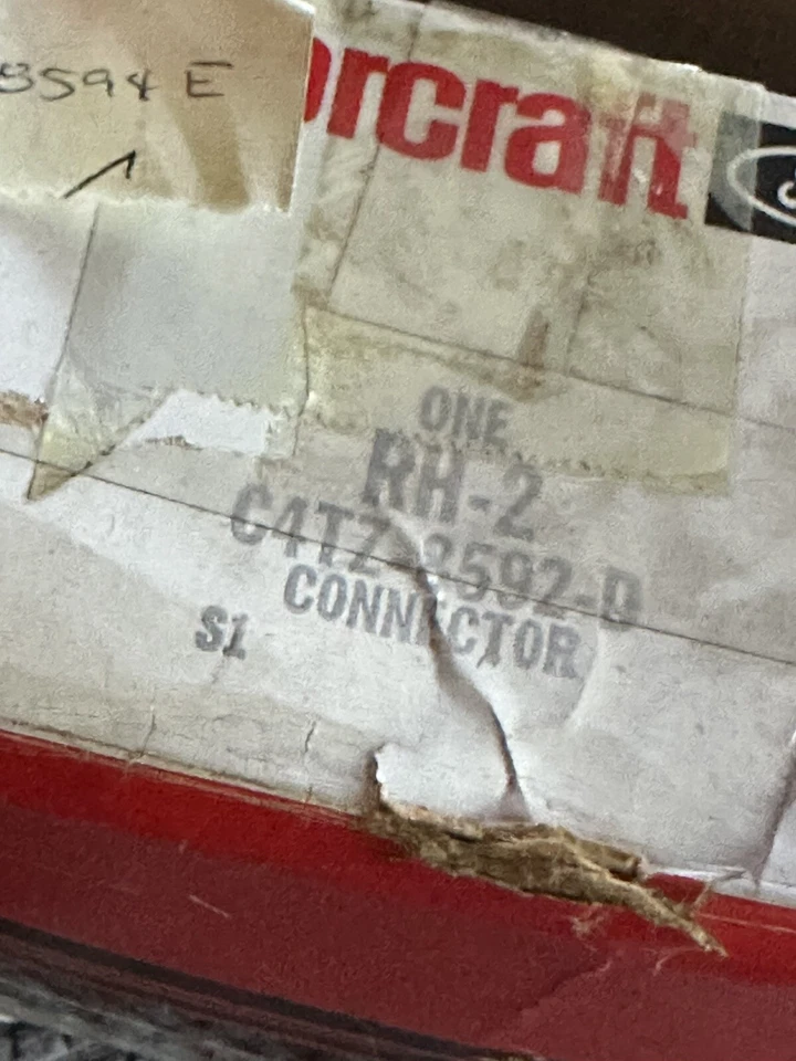 Nuevo de Lote Antiguo 1965 1972 Ford Metal Block Termostato Carcasa 390 427 428 Camión Mustang Foto 2 de 4