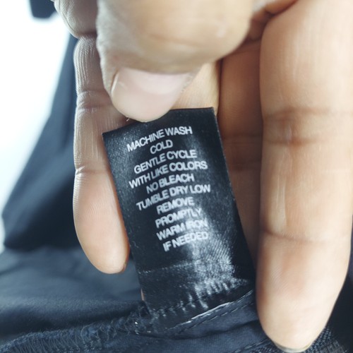 Camisa túnica mujer Stella Carakasi talla grande negra alta-baja informal cremallera completa COMO ESTÁ - Imagen 10 de 15