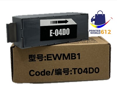 PRINTERWORLD  T04D0 E04D0 T04D000 Maintenance Box Works with EcoTank