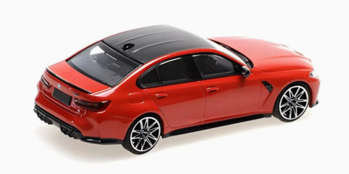 1/43 BMW M3 (G80) 2020 Red Metallic Diecast Model Car by Minichamps 410020205 - Picture 4 of 5