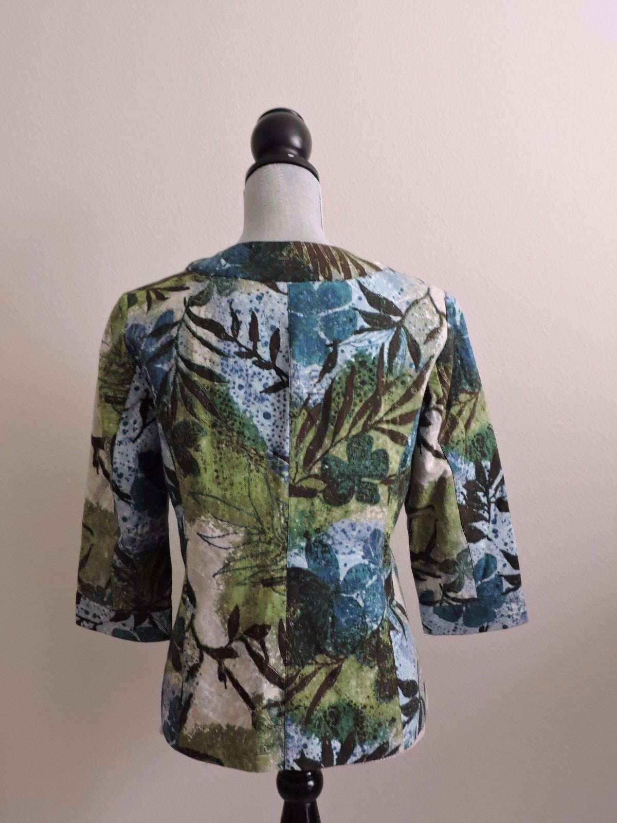 Chicos Fall Jacket Button Down Blazer Artistic Bl… - image 4