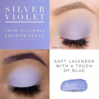 ShadowSense Silver Violet Long Lasting Eye Shadow Color Full Size and Sealed