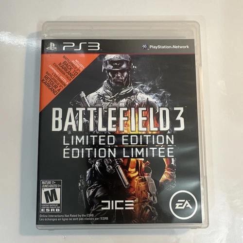 Battlefield 3 - Limited Edition (Sony PlayStation 3, PS3) Complete CIB - Tested
