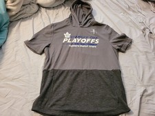 Toronto Maple Leafs Stanley Cup 2021 Playoffs Hoodie Authentic Pro Adult L