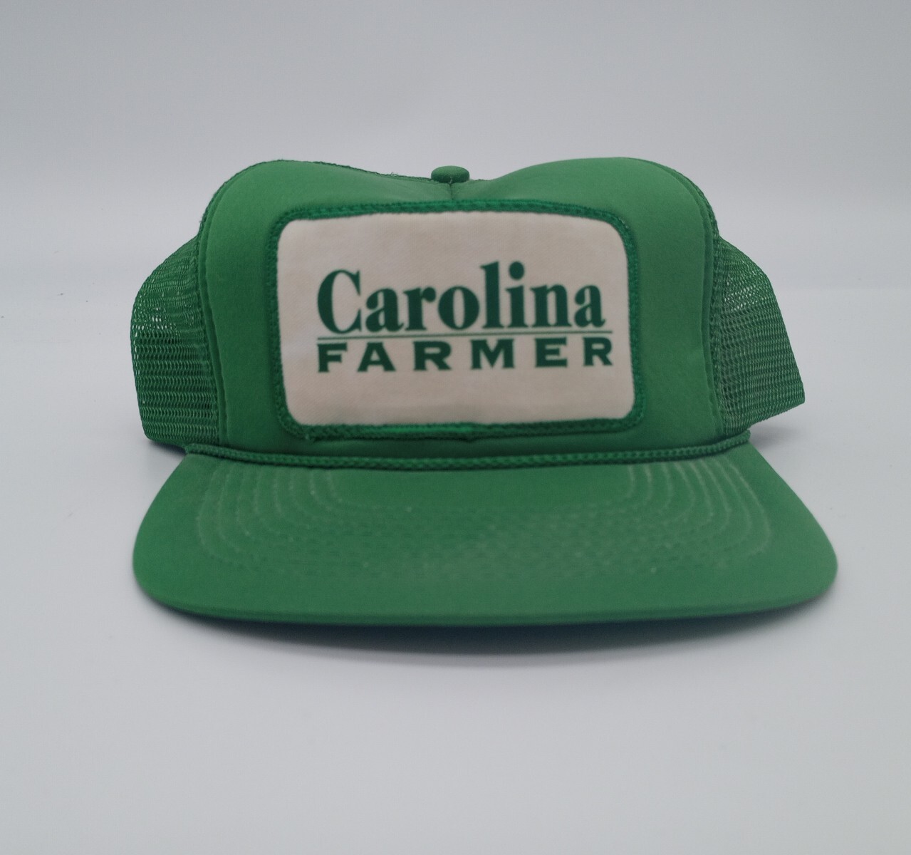 Carolina Farmer Solid Green SnapBack Trucker Cap … - image 6