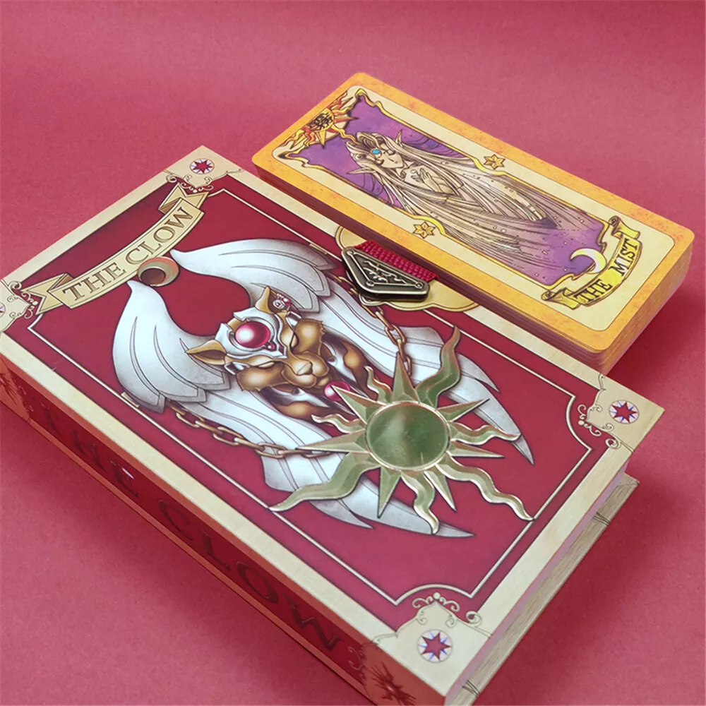 60pcs/set Anime Card Captor Kinomoto Sakura Cosplay Tarot Paper