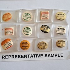 BULOVA CURVED bottom RECTANGULAR glass WATCH CRYSTALS by SIZE BB type MX p.2 