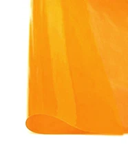 Peach Tinted Vinyl 10 Gauge PVC Transparent Plastic Fabric/Yard Light Orange 54"