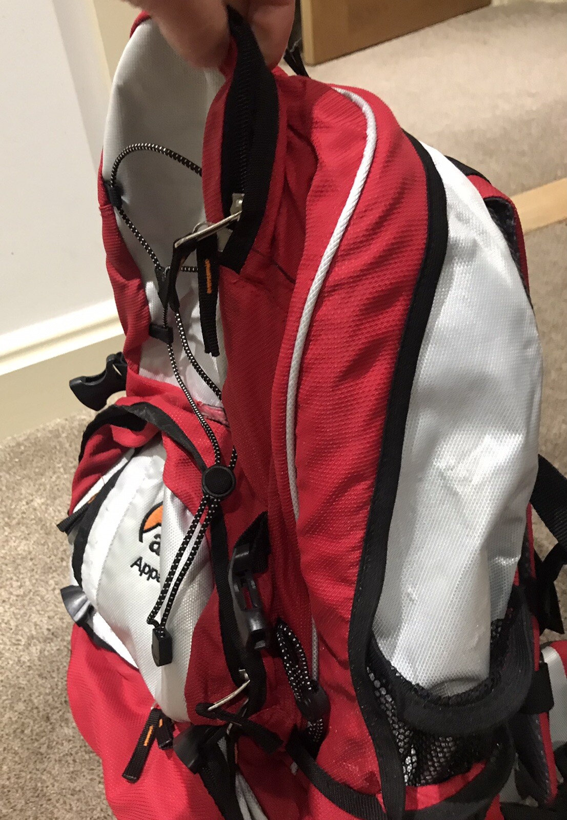 LOWE ALPINE Appalachian RQ45 Red/Silver Rucksack/Backpack eBay