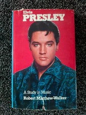 Vintage Elvis Presley A Study in Music by Robert Matthew-Walker - Hardback Book