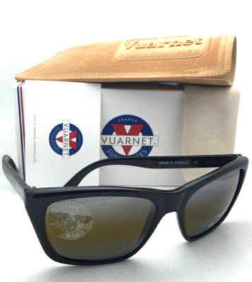 VUARNET Legend Black Sunglasses VU40018U5802Q Skilynx Amber Silver Mirror Lenses