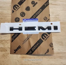 NEW 2020-2024 Dodge Durango R/T  HEMI Charcoal Gray Fender Nameplate, OEM