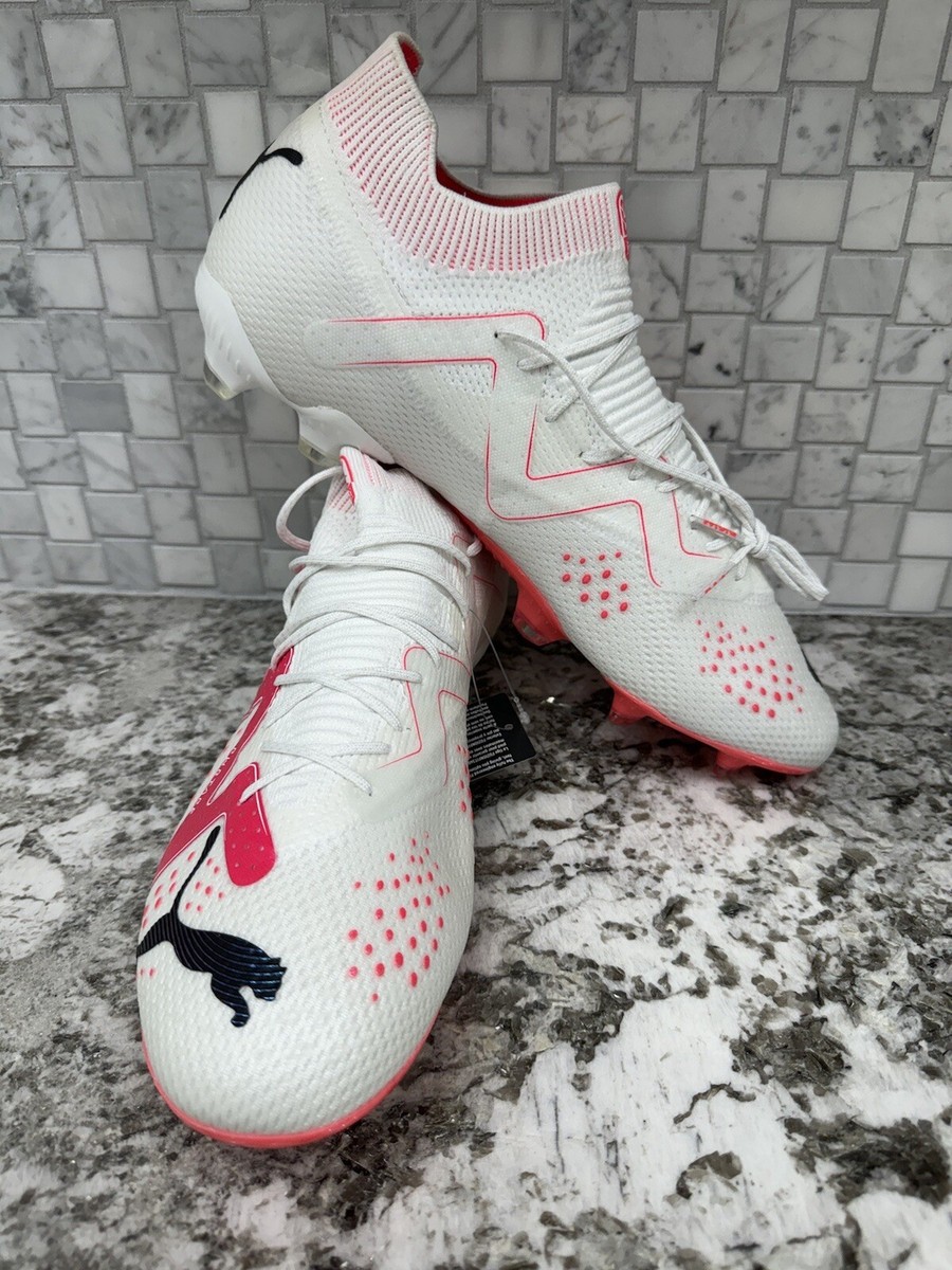 Puma Future Ultimate FG/AG 'White/Pink' Men's Size 11.5 Soccer
