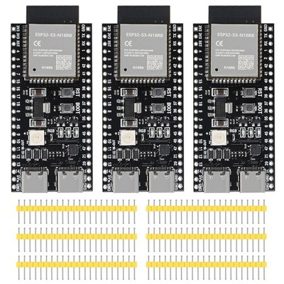 3 Pcs ESP32S3 Development Board Dual TypeC WiFi Bluetooth IoT