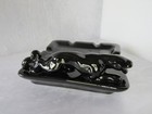 RARE ORIGINAL VINTAGE MID-CENTURY MODERN ROYAL HAEGER BLACK PANTHER ASHTRAY — photo 8