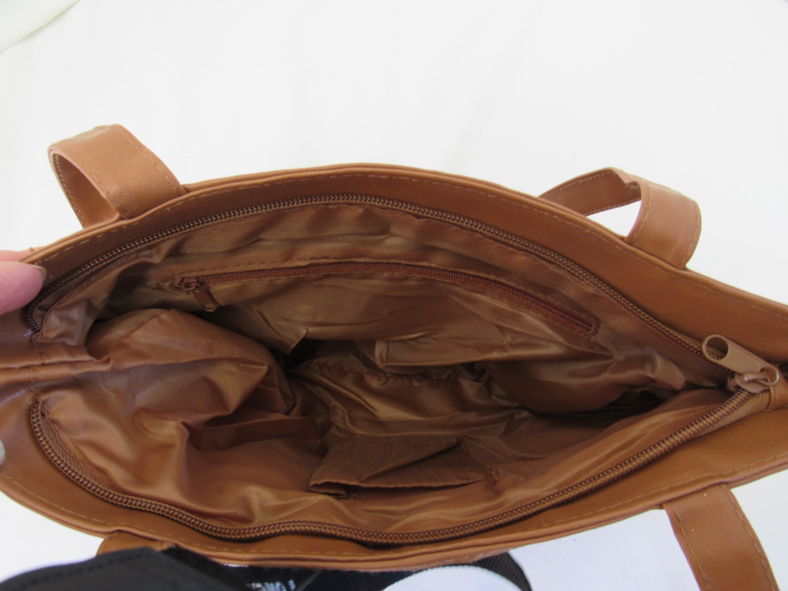 Retro Patchwork, Leather, Multi Colors of Brown, … - image 4