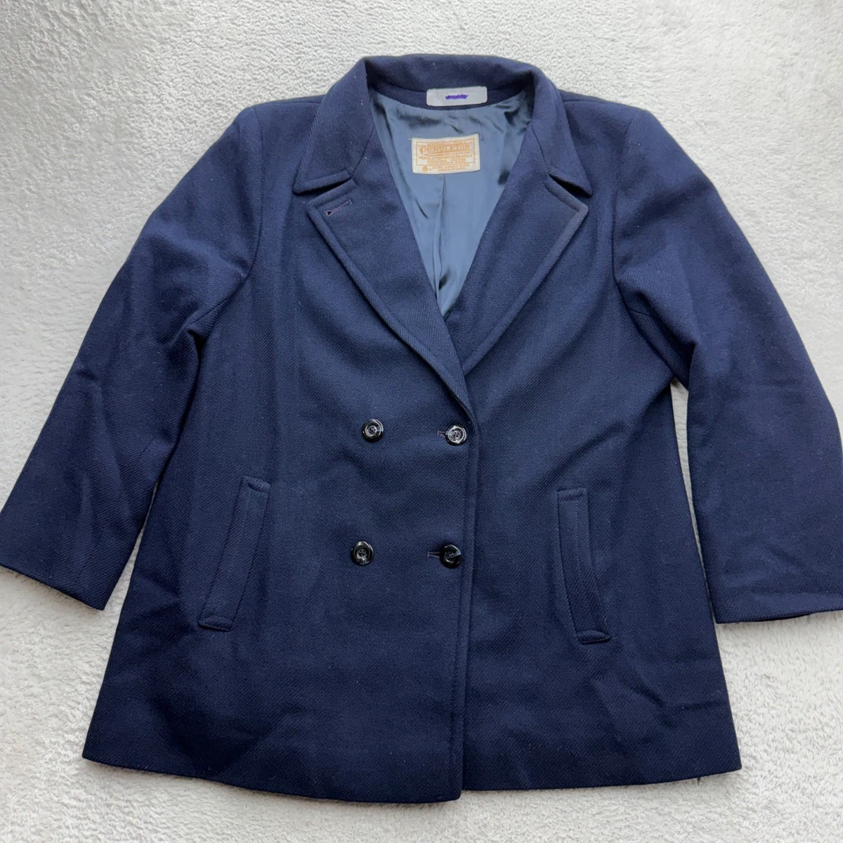 vintage navy pea coat products for sale | eBay