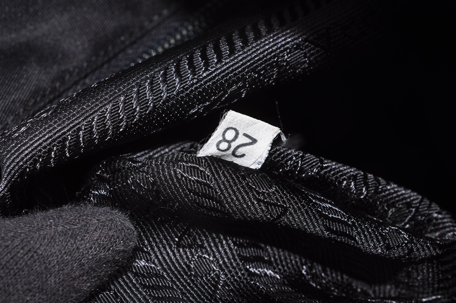 PRADA Triangular Logo Plate Hand Bag Shoulder Bag… - image 14