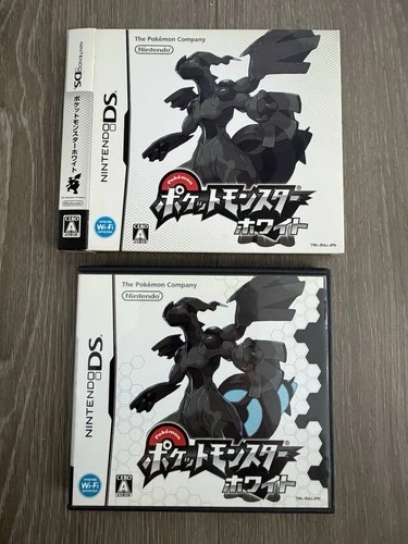 Pokemon White (2010, Nintendo DS) Japanese CIB With Rare Outer Box - US Seller