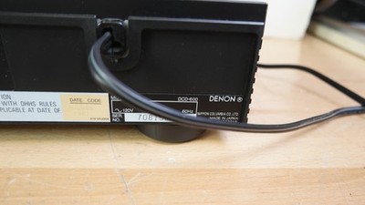 Denon DCD-600 Single Disc PCM Audio Super Linear CD Player Vintage