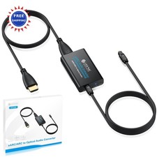 Professional eARC Audio Extractor 7ft eSynic Extractor-Only Work HDTV ARC eARC