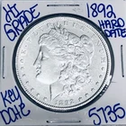 1892 P MORGAN SILVER DOLLAR AUTHENTIC HI GRADE U.S. MINT COIN RARE KEY DATE 5735
