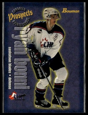 Ryan Bonni 1997 Bowman CHL #135 Saskatoon Blades