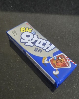 LOTTE Watta Coke Bubble Gum Big Size Korean Original Best Snack (23 g x 16 pcs)