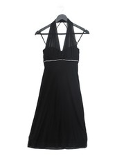 BETSY & ADAM A-Line Midi Dress in Black