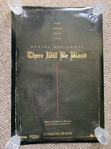 THERE WILL BE BLOOD 2007 Advance 27x40" amerykański plakat filmowy zwijany DS