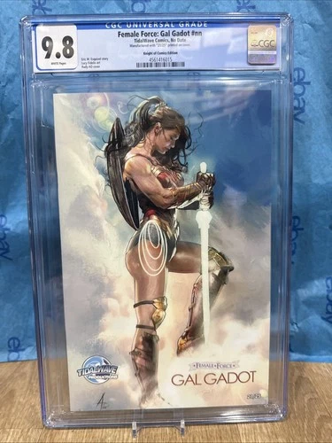 Female Force Gal Gadot #nn CGC 9.8 Wonder Woman Rudy Ao Edition LTD 21/25 Graded