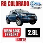 Full 3" Exhausts For Holden RG Colorado 2.8L Exhaust Raw Aluminised Steel