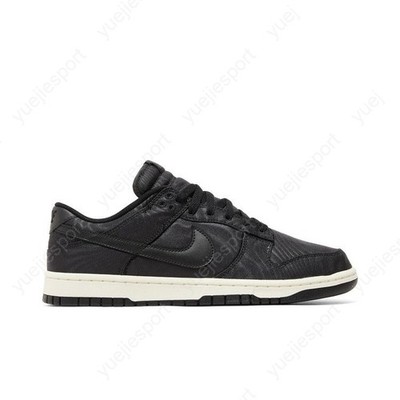 Nike Dunk Low Black Canvas DV7211-001 | eBay