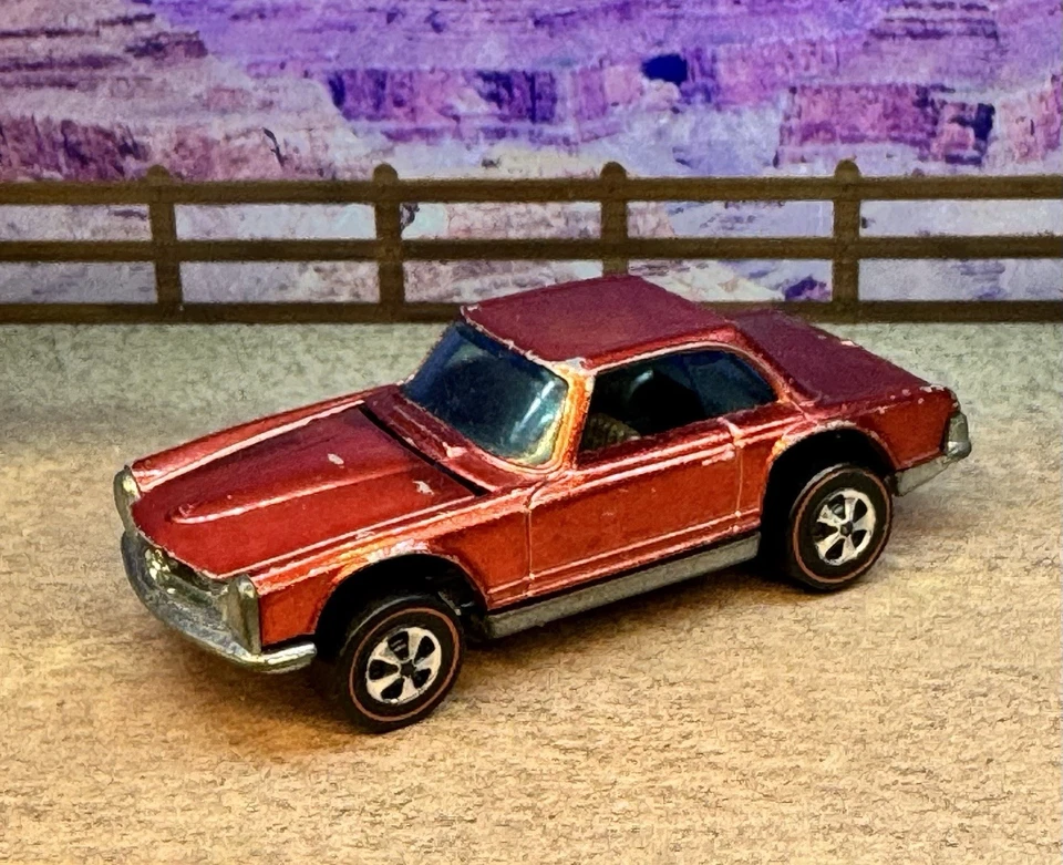 Mercedes 280SL Spectraflame 1969 rojo Hot Wheels Redline en muy buen estado Foto 2 de 4