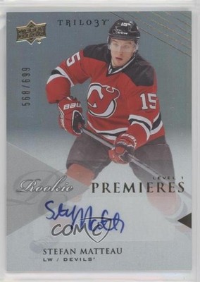 2013 Trilogy Premieres Level 1 568/699 Stefan Matteau #161 Rookie Auto RC 0w0l