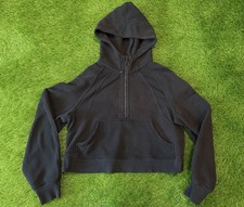 lululemon Scuba Oversized Half-Zip Hoodie Black LW3DM4S - Womens XS/S