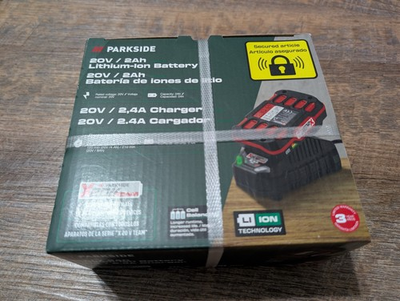 #ad #ad New Parkside 20V 2Ah Battery PAP 20 B1 PLG 20 C1 Charger $49.95